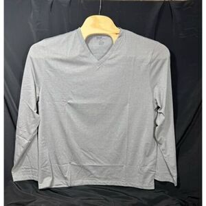 KENNETH COLE WEAR‎ Black/White Long sleeve shirt top Size XXL Slim Ft NWT